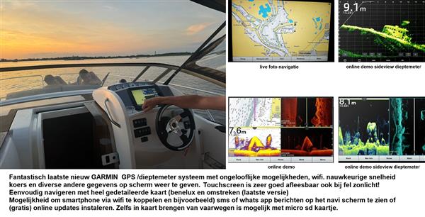 Grote foto zeer moderne hernieuwde refit sportjacht 9x3m watersport en boten motorboten en jachten
