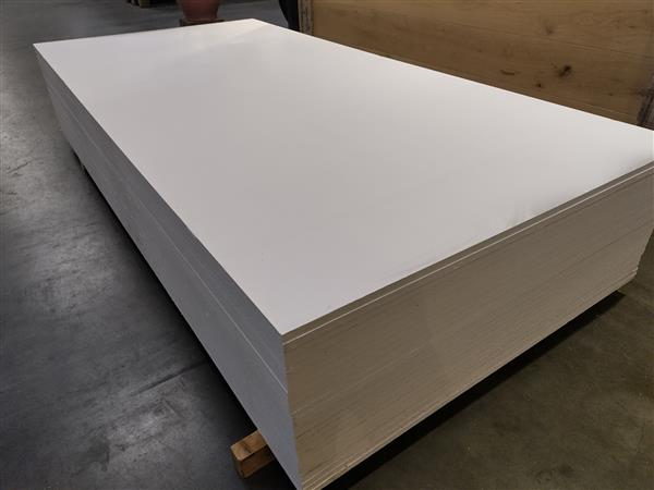 Grote foto multiplex interieur 122x250cm 18mm wit doe het zelf en verbouw hout en planken