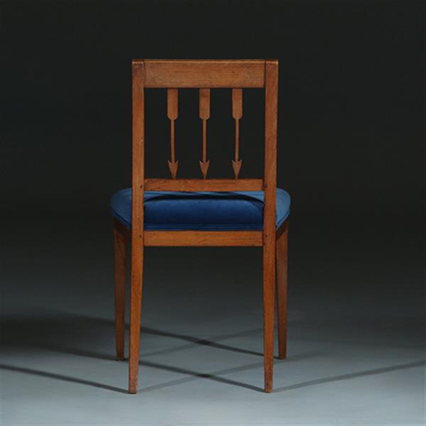 Grote foto 10 stoelen ca 1800 op sabelpoten en pijlen in de rug incl stof naar wens no.252015 antiek en kunst stoelen en banken