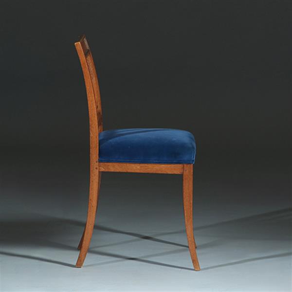 Grote foto 10 stoelen ca 1800 op sabelpoten en pijlen in de rug incl stof naar wens no.252015 antiek en kunst stoelen en banken