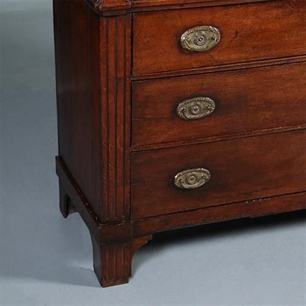 Grote foto hollands neoclassicistisch kabinet met afneembaar hekje in zeer fraaie patina ca 1800 no.892955 antiek en kunst stoelen en banken