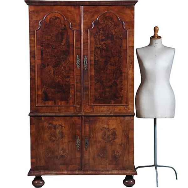 Grote foto antieke kasten barok luierkabinet klein hollands kabinet ca 1730 no.252025 antiek en kunst stoelen en banken