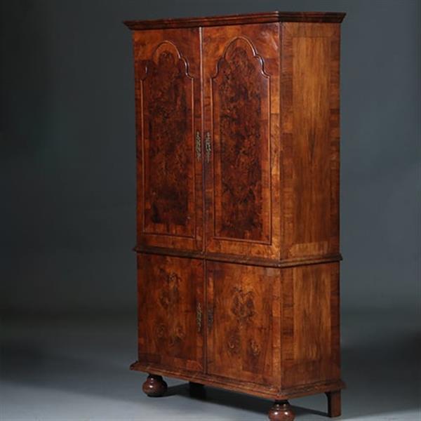 Grote foto antieke kasten barok luierkabinet klein hollands kabinet ca 1730 no.252025 antiek en kunst stoelen en banken