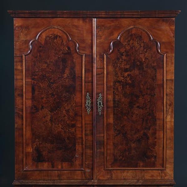 Grote foto antieke kasten barok luierkabinet klein hollands kabinet ca 1730 no.252025 antiek en kunst stoelen en banken