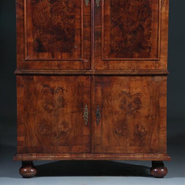 Grote foto antieke kasten barok luierkabinet klein hollands kabinet ca 1730 no.252025 antiek en kunst stoelen en banken