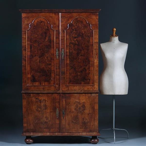 Grote foto antieke kasten barok luierkabinet klein hollands kabinet ca 1730 no.252025 antiek en kunst stoelen en banken