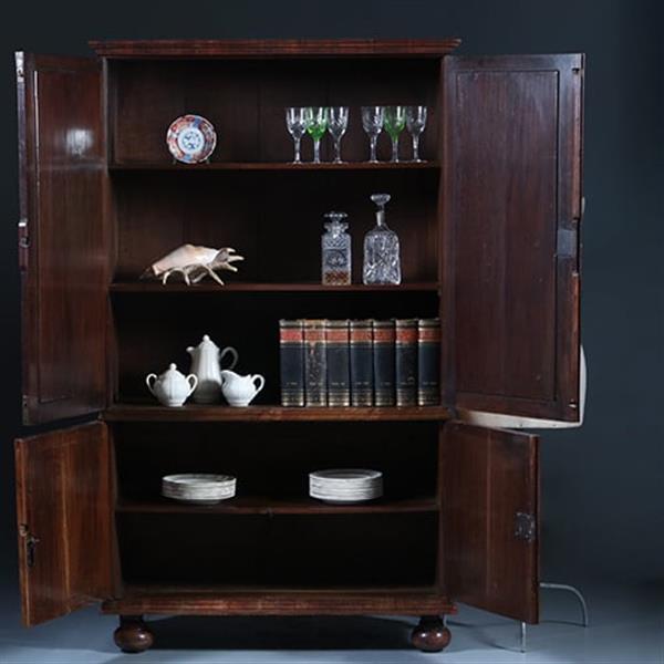 Grote foto antieke kasten barok luierkabinet klein hollands kabinet ca 1730 no.252025 antiek en kunst stoelen en banken