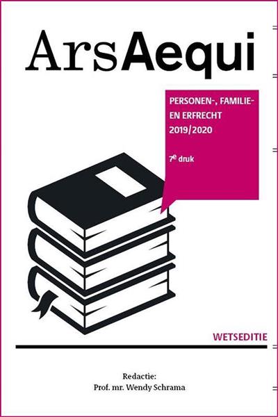 Grote foto personen familie erfrecht 2019 2020 ars aequi wetseditie boeken wetenschap