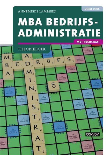 Grote foto mba bedrijfsadministratie theorieboek boeken overige boeken