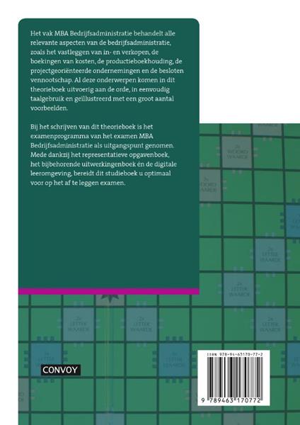 Grote foto mba bedrijfsadministratie theorieboek boeken overige boeken