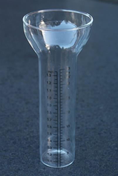 Grote foto universeel regenmeterglas glas regenmeter rm097 tuin en terras tuindecoratie