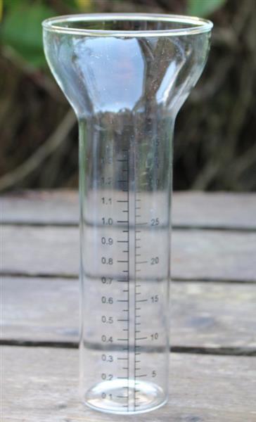 Grote foto universeel regenmeterglas glas regenmeter rm097 tuin en terras tuindecoratie