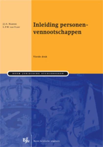 Grote foto inleiding personenvennootschappen boom juridische studieboeken boeken wetenschap