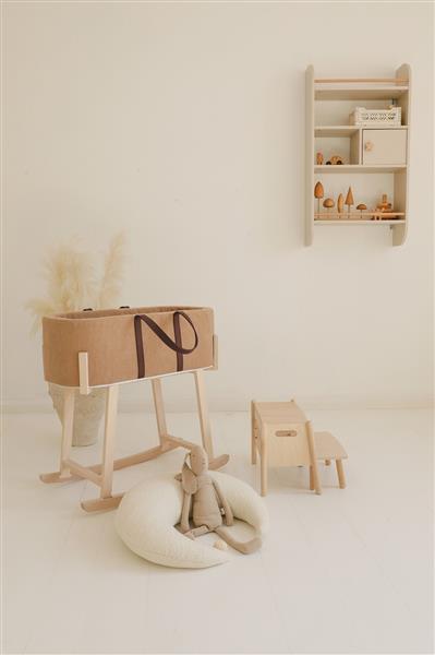 Grote foto mosesmand rib mokka mokka met matras kinderen en baby complete kinderkamers