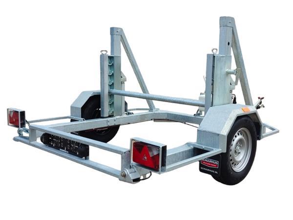 Grote foto haspelwagen 1800kg geremd enkelasser alko doe het zelf en verbouw trailers