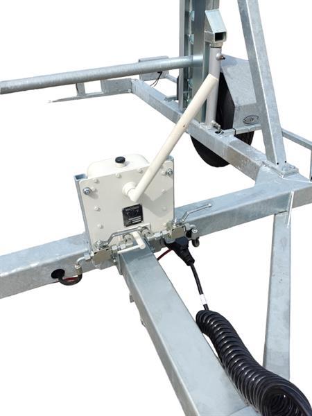 Grote foto haspelwagen 1800kg geremd enkelasser alko doe het zelf en verbouw trailers