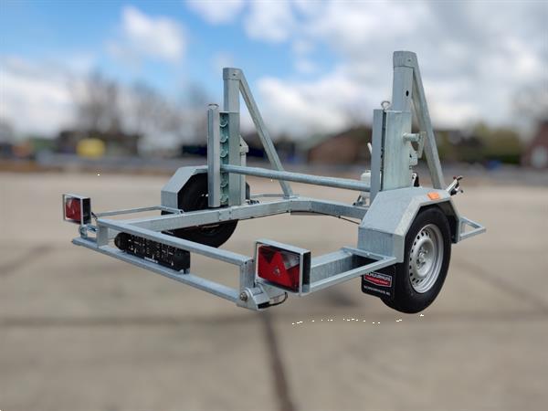 Grote foto haspelwagen 1800kg geremd enkelasser alko doe het zelf en verbouw trailers