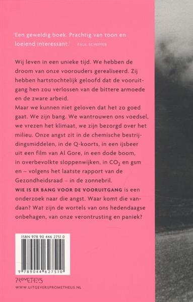 Grote foto wie is er bang voor de vooruitgang boeken literatuur