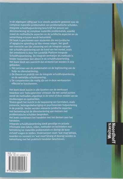 Grote foto integrale schuldhulpverlening boeken politiek en maatschappij