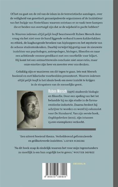 Grote foto waarom iedereen altijd gelijk heeft boeken politiek en maatschappij