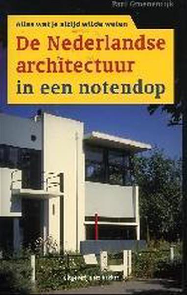 Grote foto de nederlandse architectuur in een notendop boeken fotografie en design