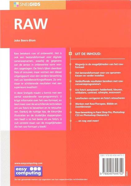 Grote foto raw snelgids 4475 boeken informatica computer