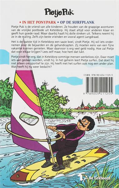 Grote foto pietje puk in het ponypark pietje puk op de surfplank pietje puk 36 37 boeken jeugd 13 jaar en ouder