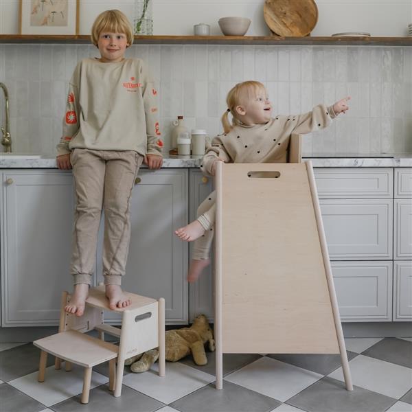 Grote foto kitchen helper naturel verstelbaar naturel kinderen en baby overige