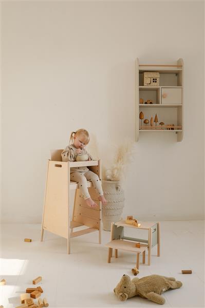 Grote foto kitchen helper naturel verstelbaar naturel kinderen en baby overige