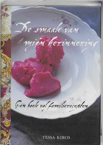 Grote foto de smaak van mijn herinnering boeken kookboeken