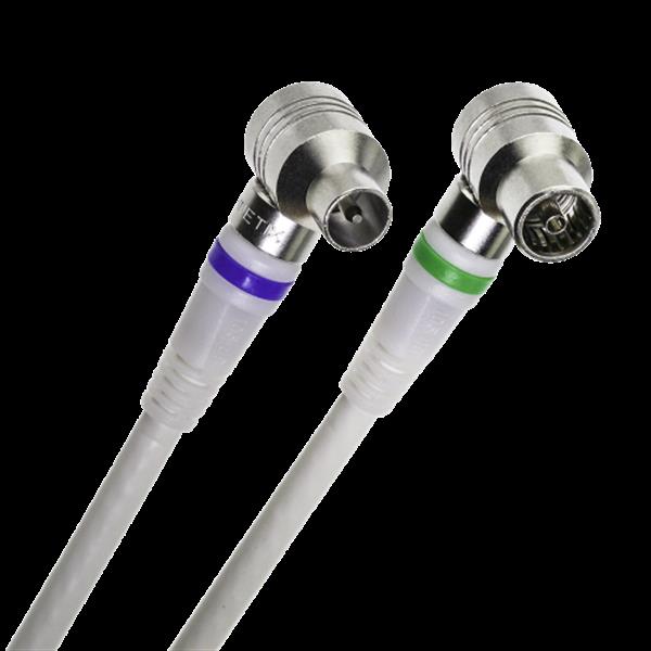 Grote foto technetix coaxkabel rla 21 ziggo geschikt diverse lengtes audio tv en foto onderdelen en accessoires