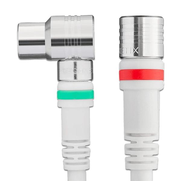 Grote foto technetix connectionset f iec 1 5meter 4 x f iec adapter ziggo geschikt audio tv en foto onderdelen en accessoires