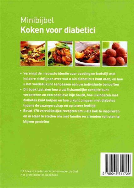 Grote foto voor diabetici minibijbel boeken kookboeken