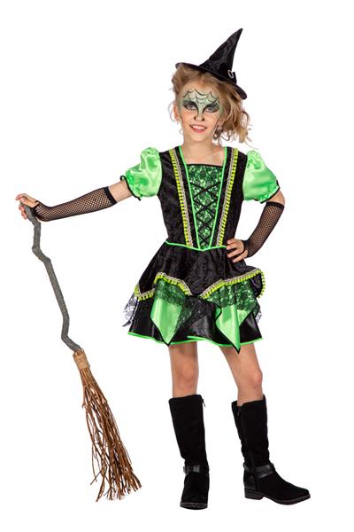 Grote foto heks jurk groen meisje verzamelen overige verzamelingen