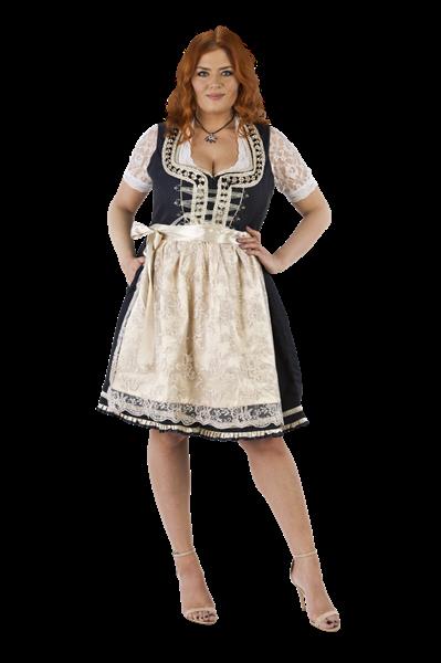 Grote foto wit blauwe dirndl jurk oktoberfest dames 2 delig verzamelen overige verzamelingen