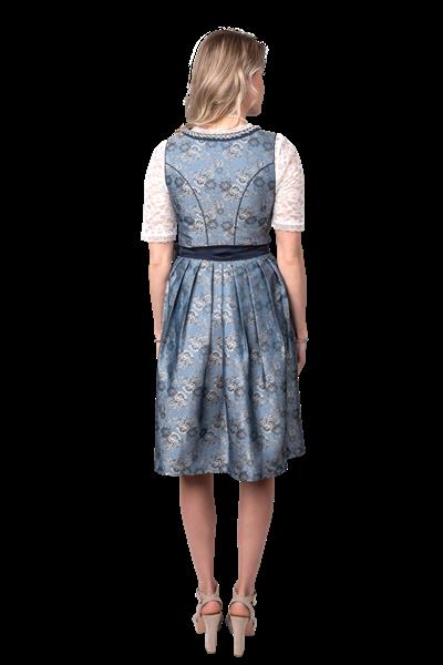 Grote foto blauw zilveren dirndl jurk oktoberfest dames 2 delig verzamelen overige verzamelingen