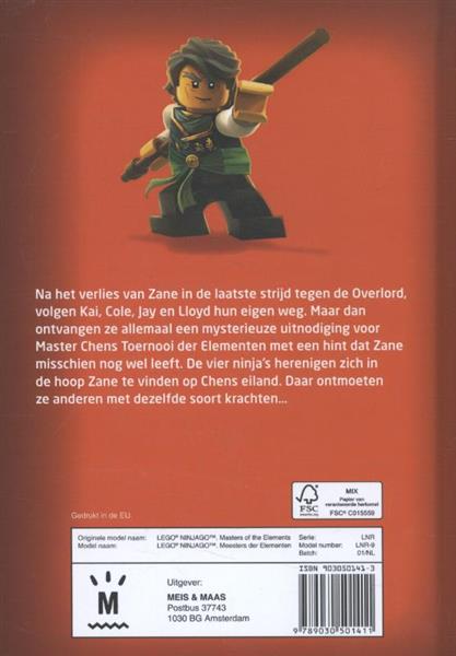 Grote foto meester der elementen lego ninjago 1 boeken jeugd 13 jaar en ouder