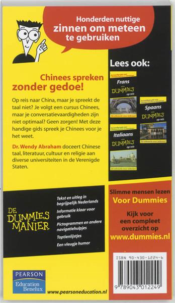 Grote foto chinees voor dummies op zaken reis voor dummies boeken overige boeken