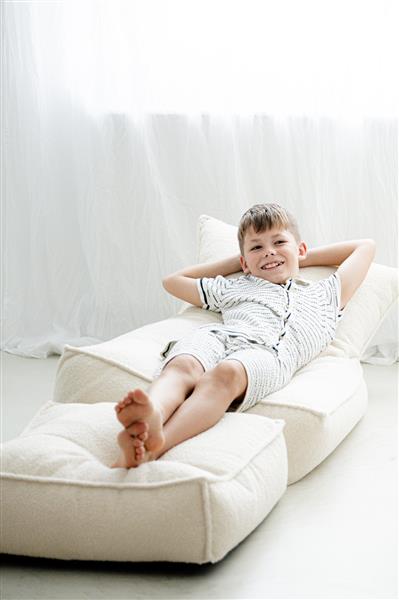 Grote foto boucl zitzak voor kinderen cr me beanbag cr me kinderen en baby complete kinderkamers