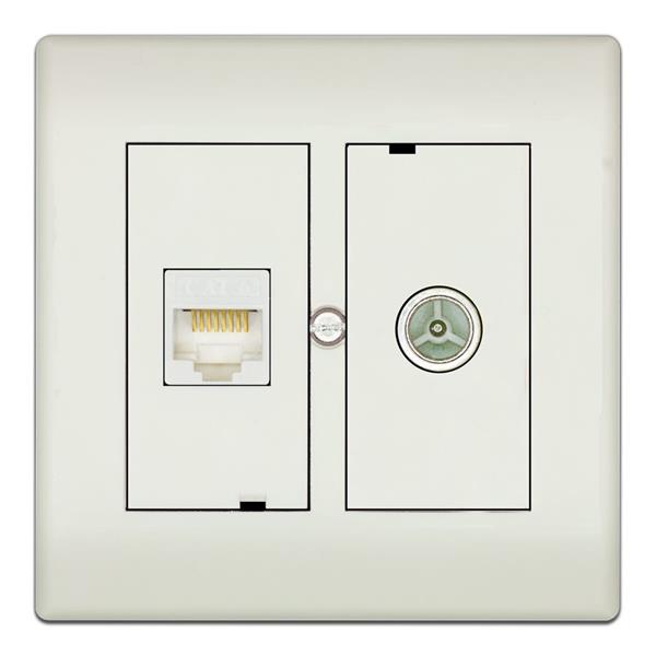 Grote foto technetix cl50 combi tv rj45 wcd einddoos doe het zelf en verbouw lasapparaten