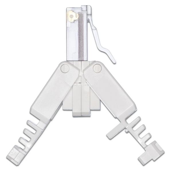 Grote foto echnetix rj45 diy connectoren cat6 per 2 stuks computers en software netwerkkaarten routers en switches