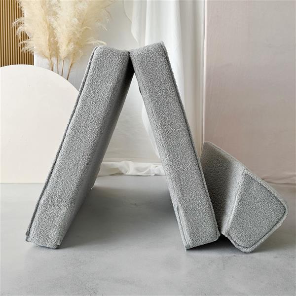 Grote foto boucl lounger wit kinderstoel lounger en speelplek grey kinderen en baby complete kinderkamers