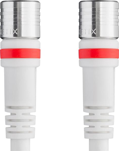 Grote foto technetix rla 30 modem f connector coaxkabel 1 5m ziggo geschikt audio tv en foto onderdelen en accessoires