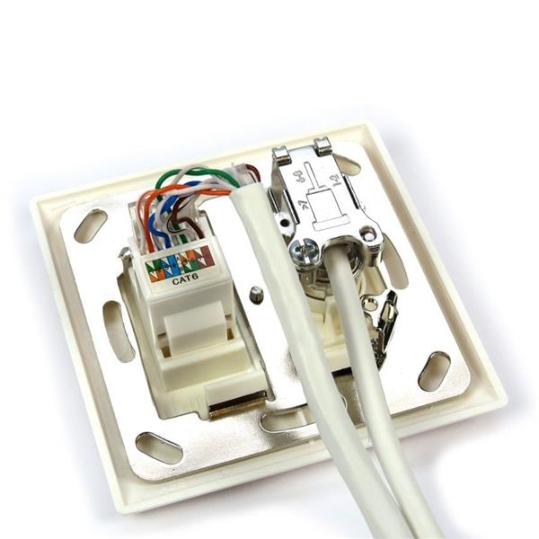 Grote foto technetix cl50 combi tv rj45 wcd einddoos doe het zelf en verbouw lasapparaten