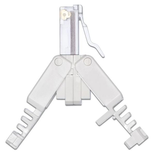 Grote foto echnetix rj45 diy connectoren cat6 per 2 stuks computers en software netwerkkaarten routers en switches