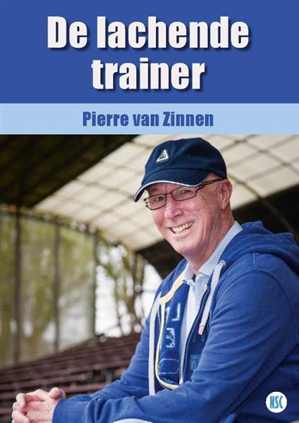 Grote foto de lachende trainer boeken hobby en vrije tijd