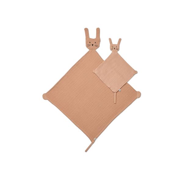 Grote foto knuffeldoek ayla rabbit pale tuscany 2 st audio tv en foto algemeen