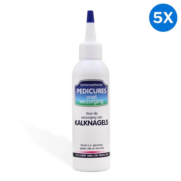 Grote foto 5x samenwerkende pedicures kalknagels 75ml audio tv en foto algemeen