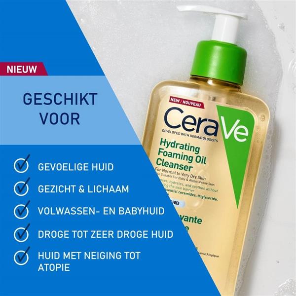 Grote foto hydrating foaming oil cleanser normale tot droge huid audio tv en foto algemeen