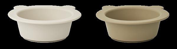 Grote foto siliconen kom met zuignap peony 2 pack sandy oat audio tv en foto algemeen